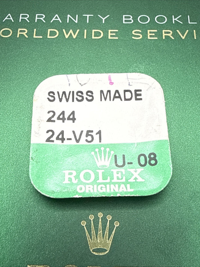 Genuine Rolex Cal 244 Part 24-v51 U-08 Swiss Made OEM Watch Part NOS