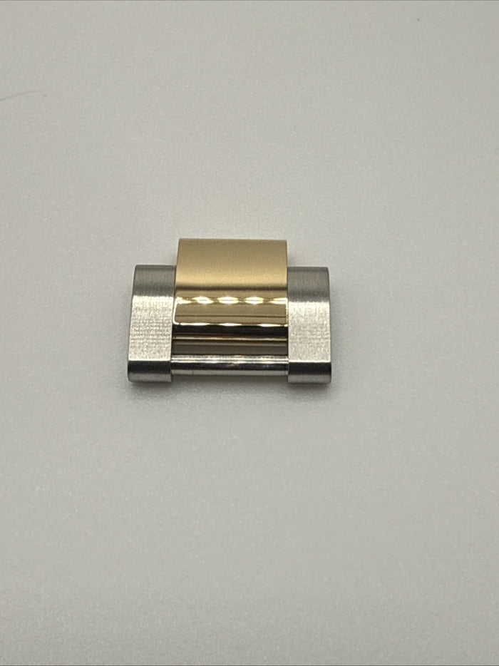 Genuine Rolex Two-Tone Oyster Bracelet Link 15.5mm Steel & Yellow Gold OEM NOS
