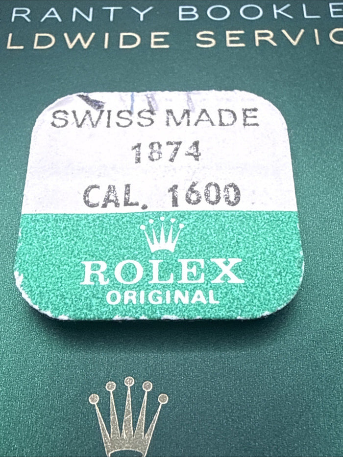 Genuine Rolex cal 1600 Part 1874 Swiss Made OEM Watch part Vintage