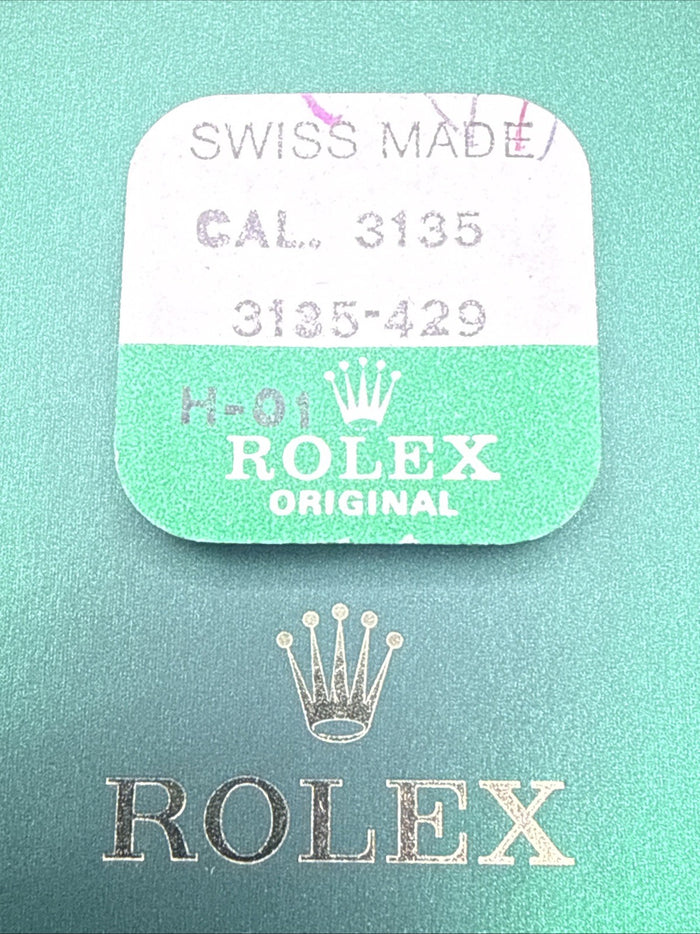 Genuine Rolex Cal 3135 Part #429 Balance Staff - New Factory Sealed