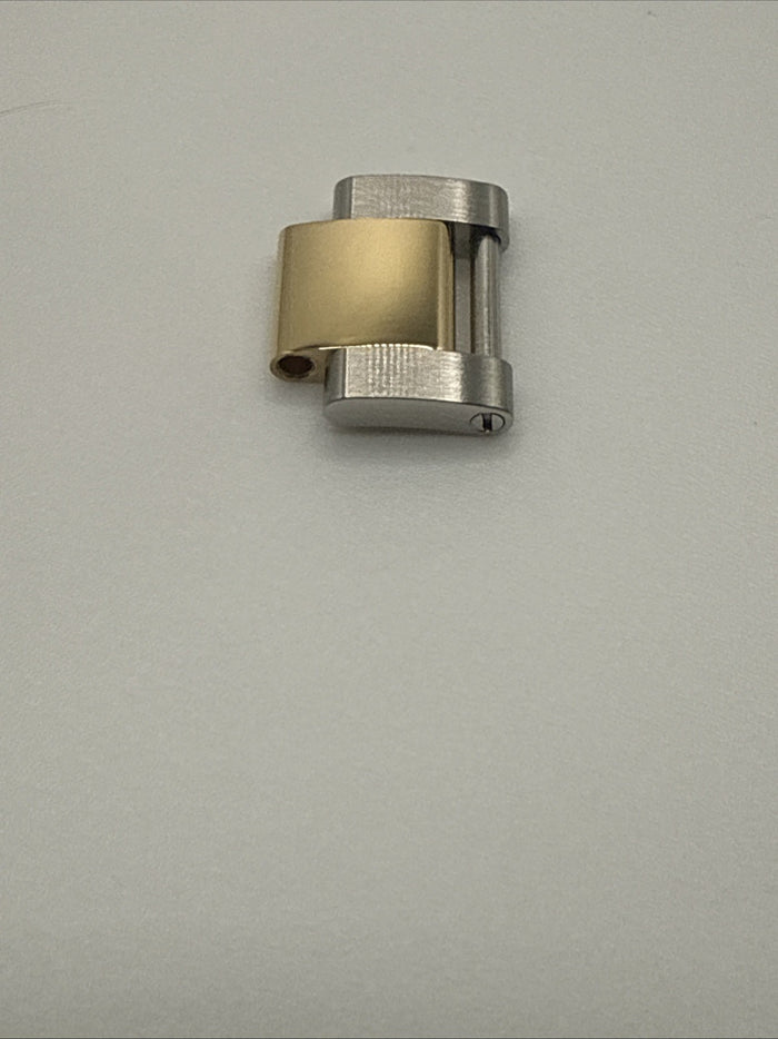 Genuine Rolex Two-Tone Oyster Bracelet Link 15.5mm Steel & Yellow Gold OEM NOS