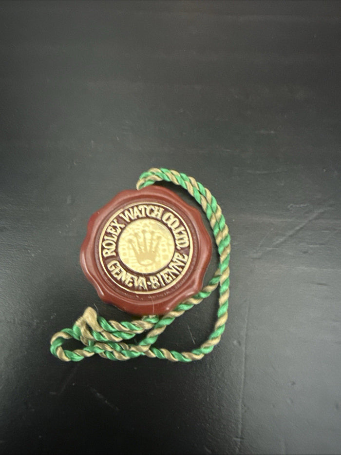 ROLEX RED SWISS HANG TAG With Hologram