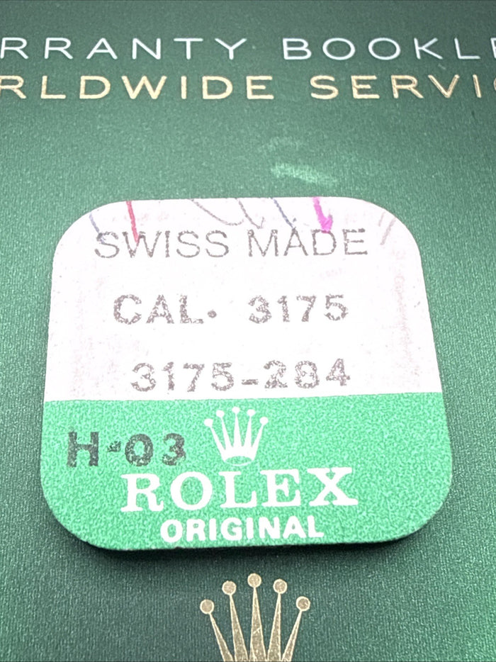Rolex Genuine Part #3175-284 Caliber 3175 Factory Sealed NOS