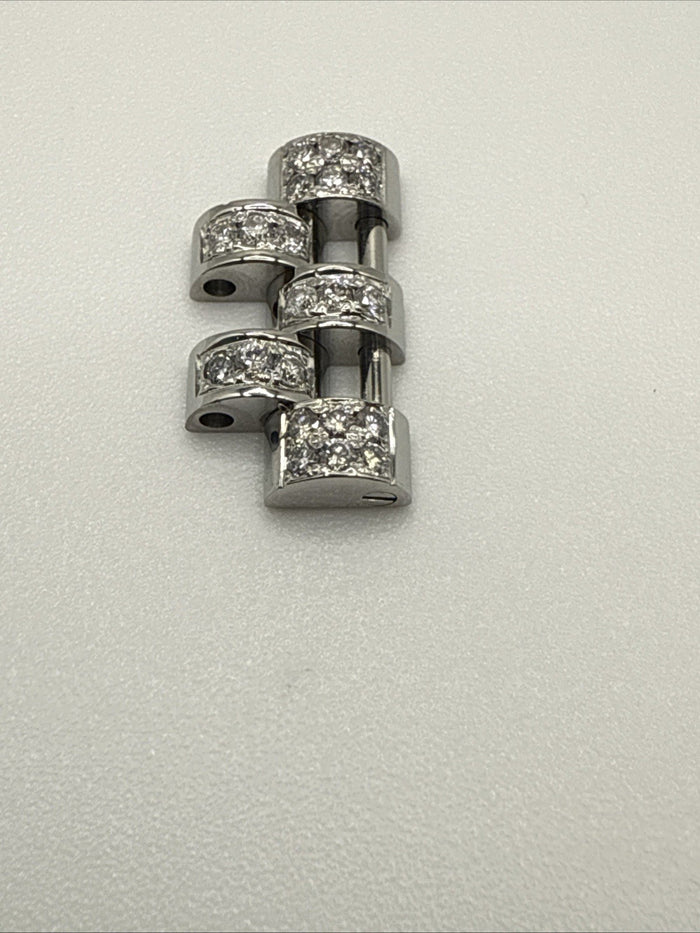 Bust Down Jubilee Link 15.50mm Rolex Stainless Steel For Datejust