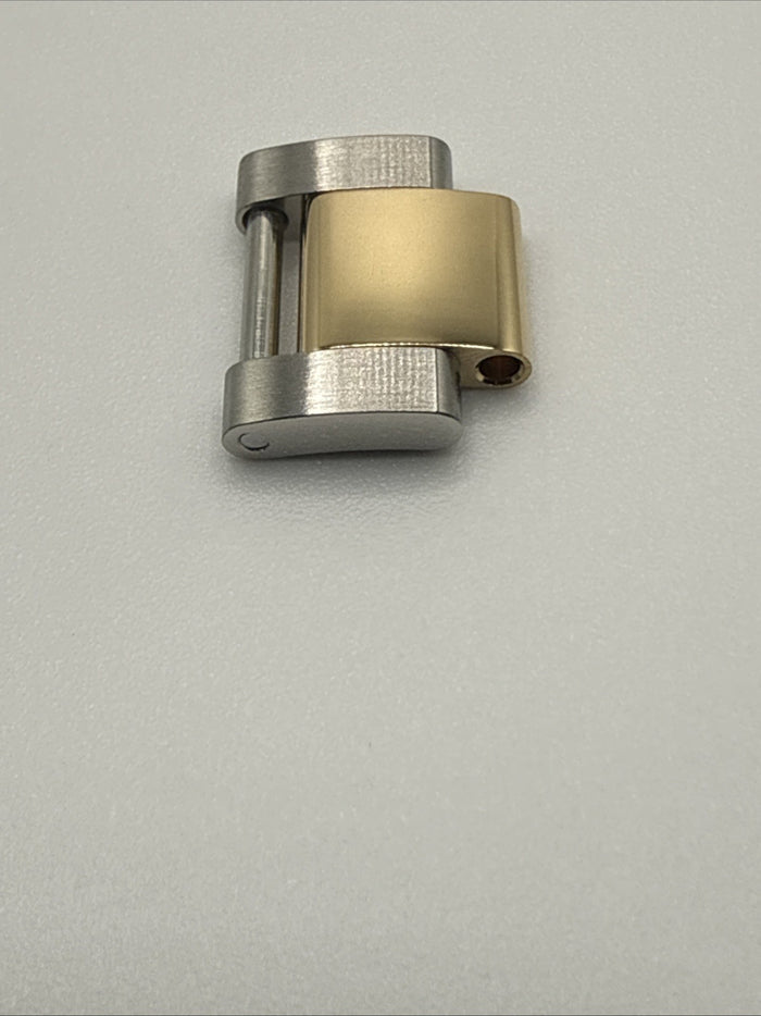 Genuine Rolex Two-Tone Oyster Bracelet Link 15.5mm Steel & Yellow Gold OEM NOS