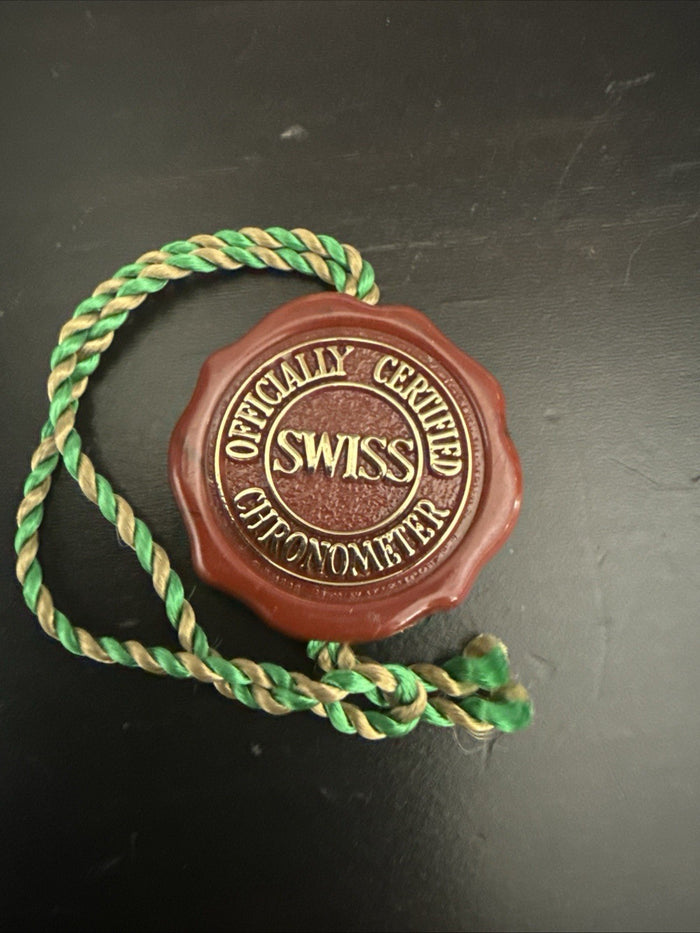 ROLEX RED SWISS HANG TAG With Hologram