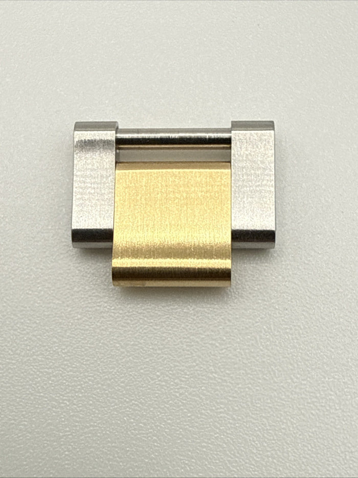 Genuine Rolex Two-Tone Oyster Bracelet Link 15.5mm Steel & Yellow Gold OEM NOS