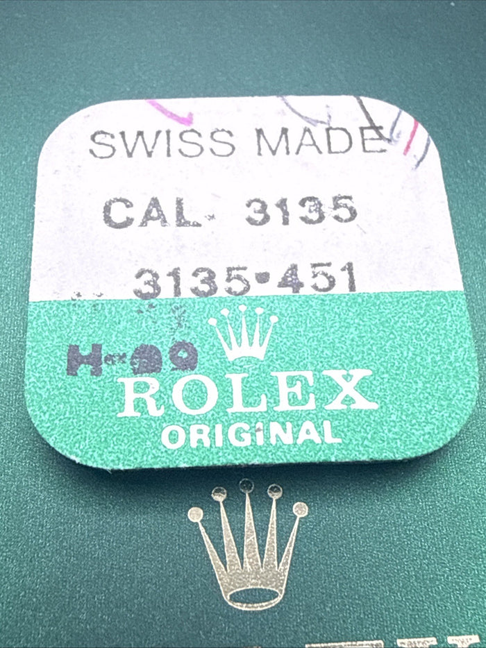 ROLEX-NEW BRIDLE FOR STUD SUPPORT -FACTORY SEALED-CALIBRE 3135 PART 3135-451