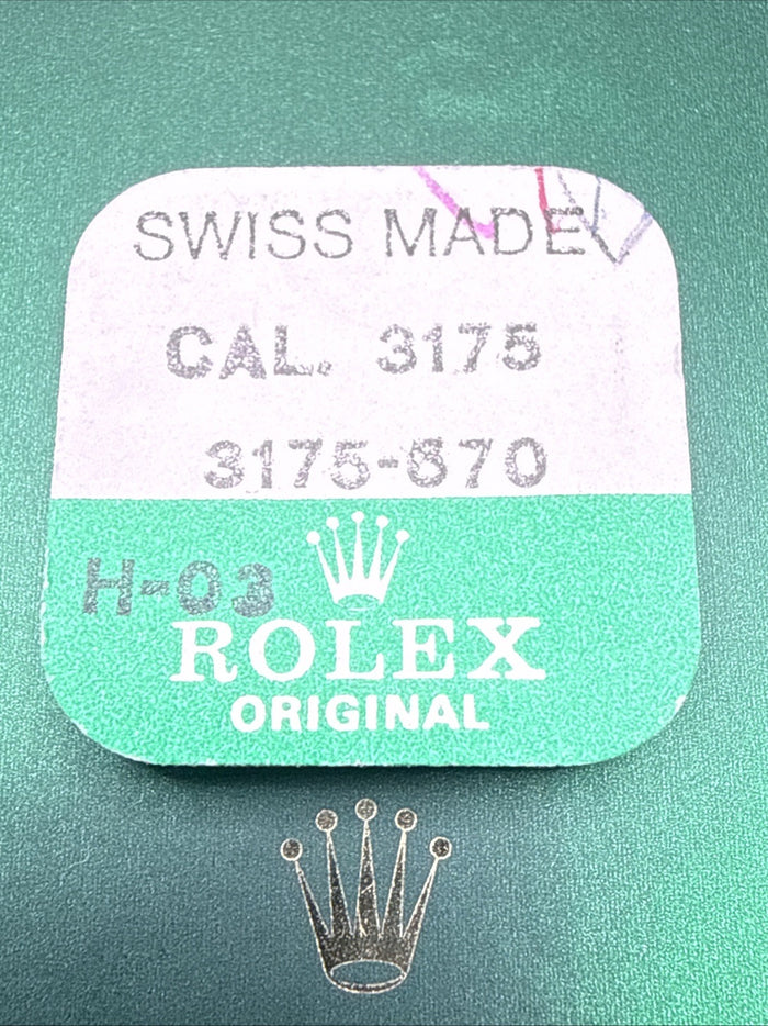 Rolex Genuine Part #3175-670 Caliber 3175 GMT Factory Sealed NOS