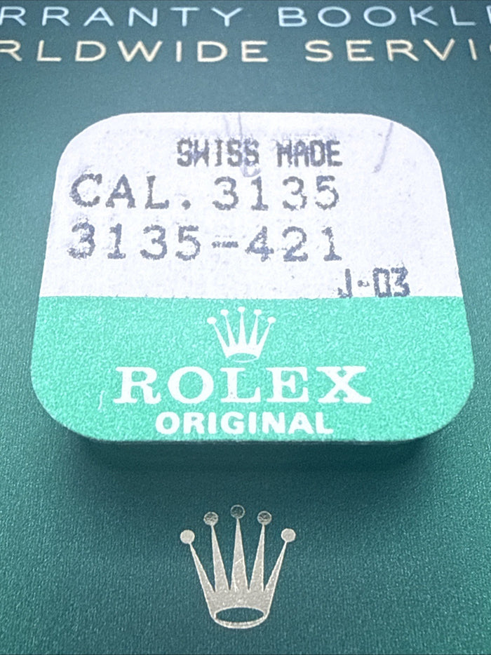 Rolex Genuine Part #3135-421 Caliber 3135 Factory Sealed NOS